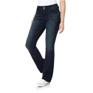 Wallflower Women's Luscious Curvy Bootcut Mid-Rise Insta Stretch Juniors Jeans